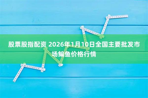 股票股指配资 2026年1月10日全国主要批发市场鳊鱼价格行情